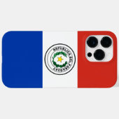 Coques Case-Mate iPhone Drapeau du Paraguay (Verso (horizontal))