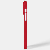 Coques Case-Mate iPhone Drapeau du Pérou (Verso / Gauche)