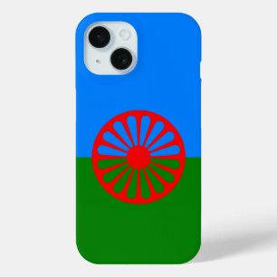Coque Pour iPhone 15 Drapeau du peuple rom