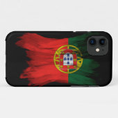Coques Case-Mate iPhone Drapeau du Portugal bracelet, drapeau national (Dos (Horizontal))