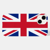 Coques Case-Mate iPhone Drapeau du Royaume-Uni (Verso (horizontal))