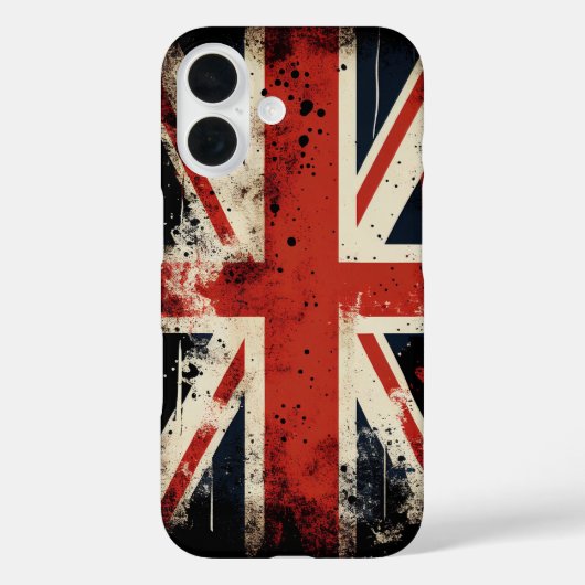 Coques Case-Mate iPhone Drapeau du Royaume-Uni (Verso)