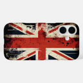Coques Case-Mate iPhone Drapeau du Royaume-Uni (Verso (horizontal))