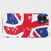 Coques Case-Mate iPhone Drapeau du Royaume-Uni (Dos (Horizontal))