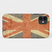 Coques Case-Mate iPhone Drapeau du Royaume-Uni - Grunge (Dos (Horizontal))
