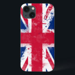 Coques Pour iPhone Drapeau du Royaume-Uni ou de l'Union Jack<br><div class="desc">Drapeau du Royaume-Uni ou de l'Union Jack</div>