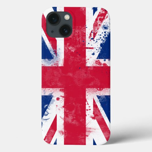Coques Case-Mate iPhone Drapeau du Royaume-Uni ou de l'Union Jack (Verso)