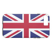 Coques Case-Mate iPhone Drapeau du Royaume-Uni patriotique (Dos (Horizontal))