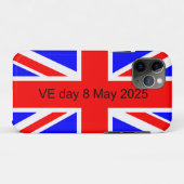Coques Case-Mate iPhone Drapeau du Royaume-Uni VE jour 2025 (Dos (Horizontal))