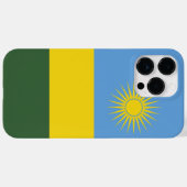Coques Case-Mate iPhone Drapeau du Rwanda (Verso (horizontal))