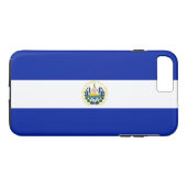 Coques Case-Mate iPhone Drapeau du Salvador (Dos (Horizontal))