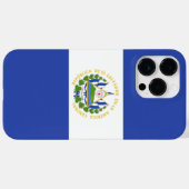 Coques Case-Mate iPhone drapeau du Salvador (Verso (horizontal))