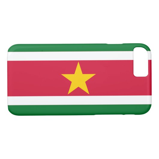 Coques Case-Mate iPhone Drapeau du Suriname (Dos (Horizontal))