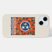 Coques Case-Mate iPhone Drapeau du Tennessee Invasion du Canada (Verso (horizontal))
