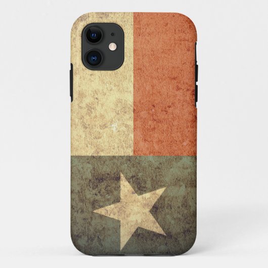 Coques Case-Mate iPhone Drapeau du Texas - Grunge (Dos)