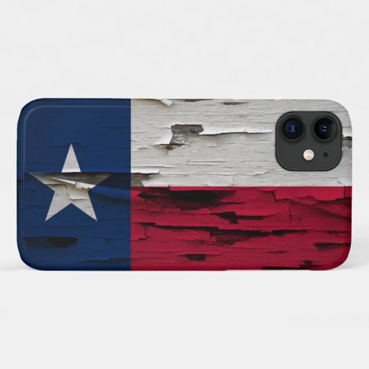 Coques Case-Mate iPhone Drapeau du Texas Peel Look (Dos (Horizontal))