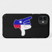 Coques Case-Mate iPhone Drapeau du Texas Shaka (Dos (Horizontal))