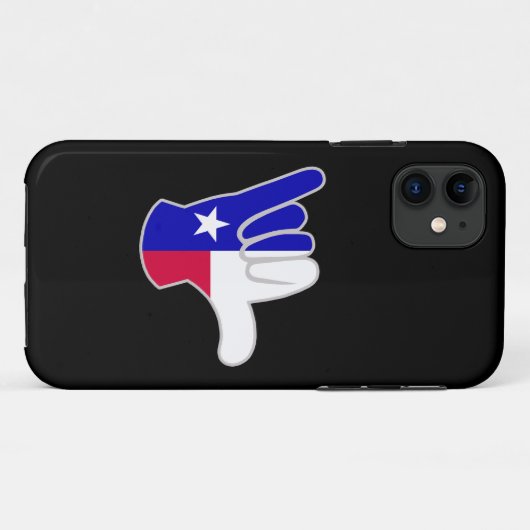 Coques Case-Mate iPhone Drapeau du Texas Shaka (Dos (Horizontal))