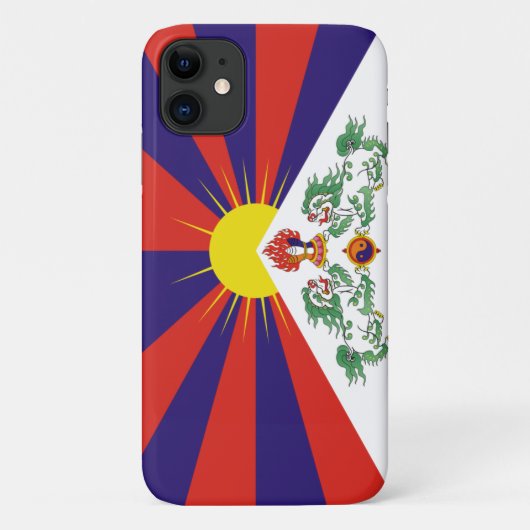 Coques Case-Mate iPhone Drapeau du Tibet libre (Dos)
