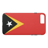 Coques Case-Mate iPhone Drapeau du Timor oriental (Dos (Horizontal))
