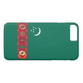 Coques Case-Mate iPhone Drapeau du Turkménistan (Dos (Horizontal))
