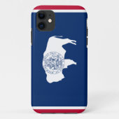 Coques Case-Mate iPhone Drapeau du Wyoming (Dos)
