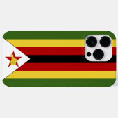 Coques Case-Mate iPhone drapeau du Zimbabwe (Verso (horizontal))