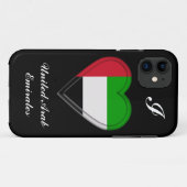 Coques Case-Mate iPhone Drapeau d'UEA Emirats Arabes Unis (Dos (Horizontal))