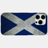 Coques Case-Mate iPhone Drapeau écossais de Dark Grunge (Verso (horizontal))