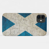 Coques Case-Mate iPhone Drapeau écossais de Grunge (Dos (Horizontal))