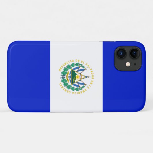 Coques Case-Mate iPhone Drapeau El Salvador (Dos (Horizontal))
