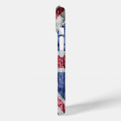 Coques Case-Mate iPhone drapeau en bois britannique (Verso / Gauche)