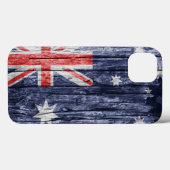 Coques Case-Mate iPhone drapeau en bois d'Australie (Verso (horizontal))