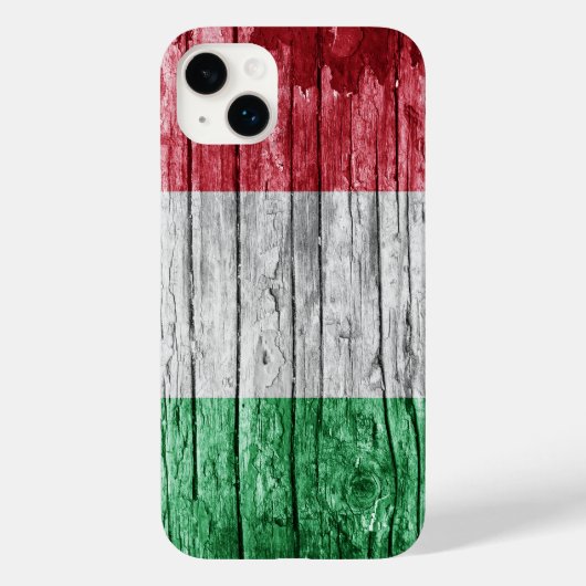 Coques Case-Mate iPhone Drapeau en bois d'Italie (Verso)