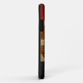 Coques Case-Mate iPhone Drapeau en bois rocailleux de l'Iowa (Dos/Droite)