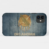 Coques Case-Mate iPhone Drapeau en bois rocailleux de l'Oklahoma (Dos (Horizontal))