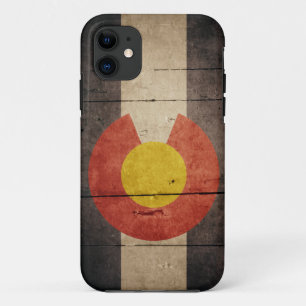 Etui iPhone Case-Mate Drapeau en bois rocailleux du Colorado