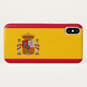 Coques Case-Mate iPhone Drapeau espagnol (Espagne) (Dos (Horizontal))