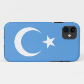 Coques Case-Mate iPhone Drapeau est de Turkestan Uyghur (Dos (Horizontal))