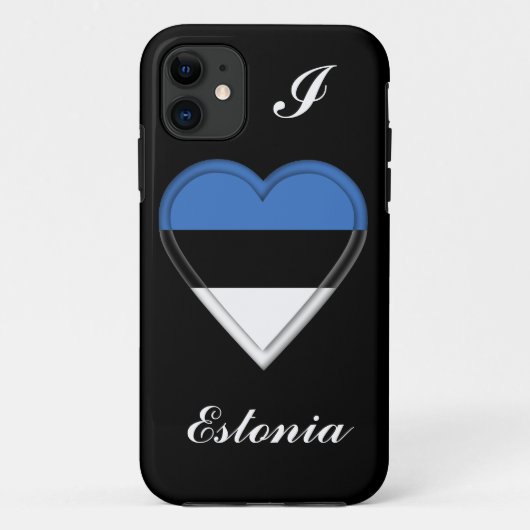 Coques Case-Mate iPhone Drapeau estonien de l'Estonie (Dos)