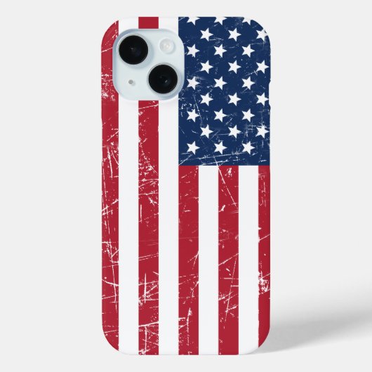 Coques Case-Mate iPhone Drapeau éteint des USA (Verso)