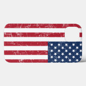 Coques Case-Mate iPhone Drapeau éteint des USA (Verso (horizontal))