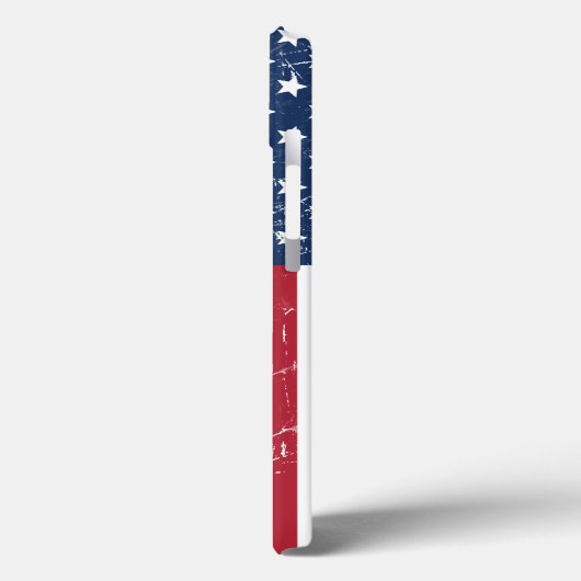 Coques Case-Mate iPhone Drapeau éteint des USA (Verso / Gauche)