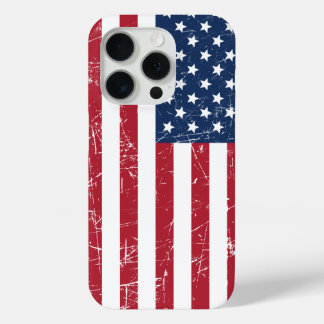 Coque iPhone 15 Pro Drapeau éteint des USA