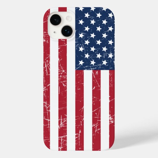 Coques Case-Mate iPhone Drapeau éteint des USA (Verso)