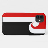 Coques Case-Mate iPhone drapeau ethnique maori pays de la nouvelle-zélande (Dos (Horizontal))