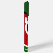 Coques Case-Mate iPhone Drapeau Fluid Kenyan : Un design moderne (Verso / Droite)