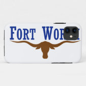 Coques Case-Mate iPhone Drapeau Fort Worth (Dos (Horizontal))