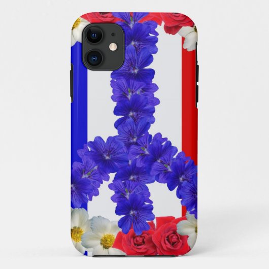 Coques Case-Mate iPhone drapeau français (Dos)