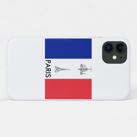 Coques Case-Mate iPhone Drapeau français à thème Paris (Dos (Horizontal))